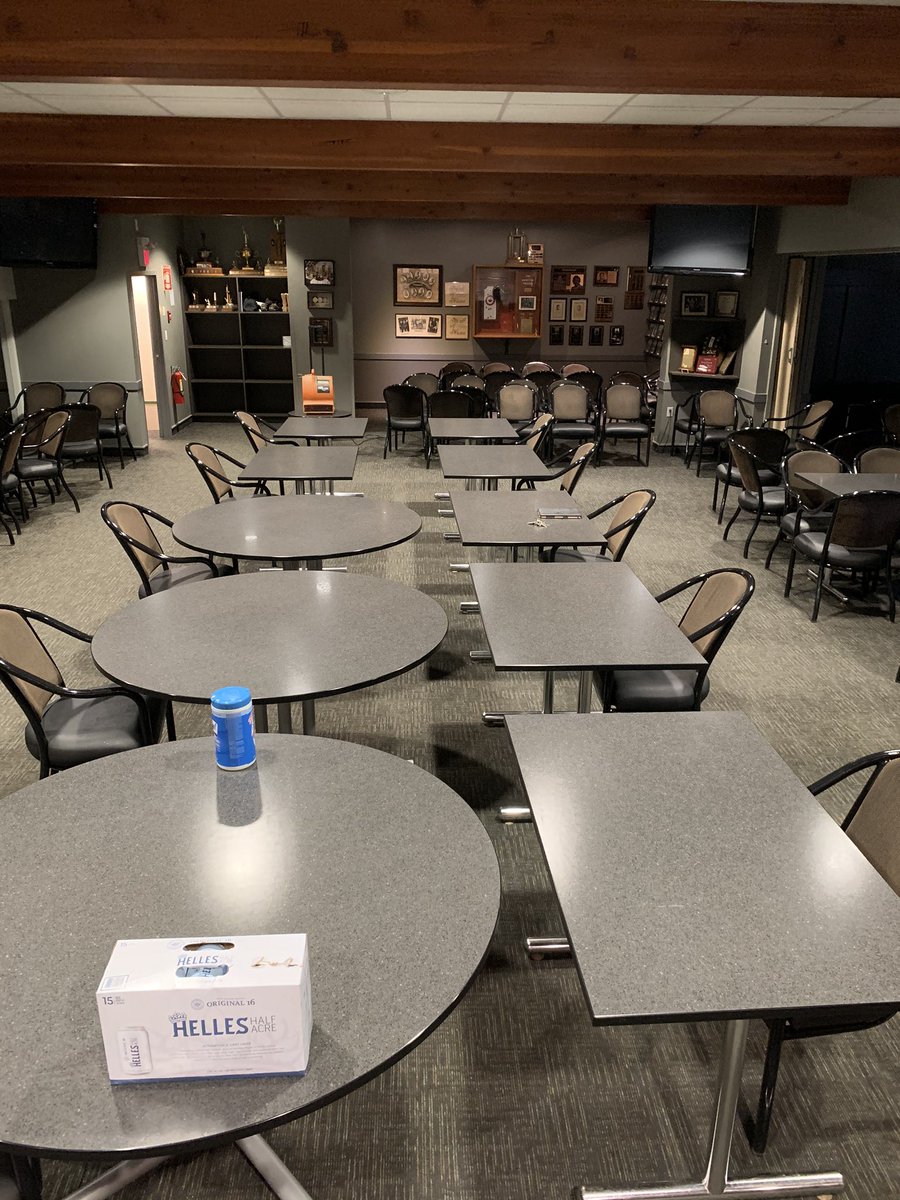 #SocialDistancing a Board of Directors meeting. #Curling