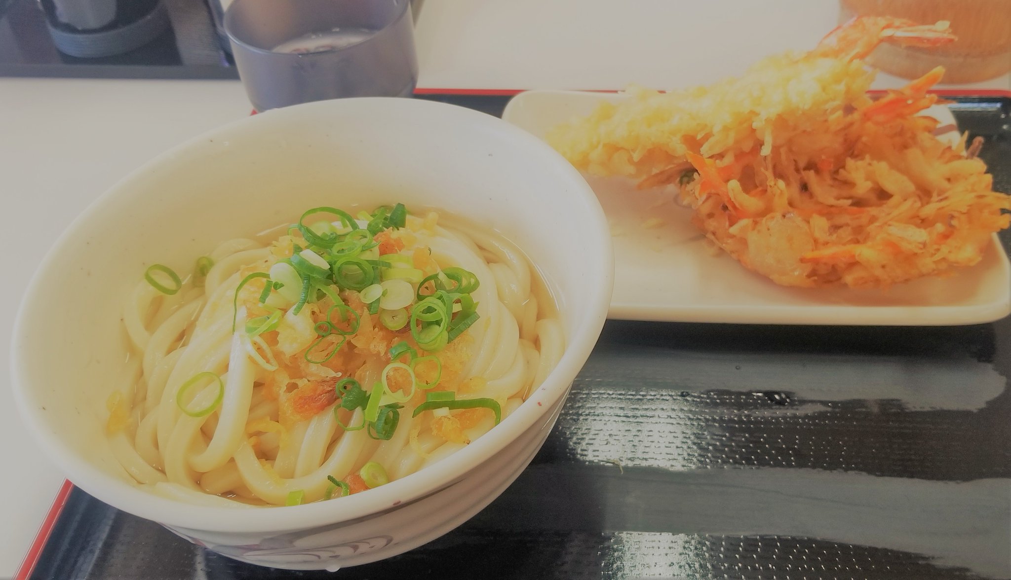 ジャンボフェリー改め ニャンコフェリー 公式 On Twitter おはようございます 高松港で食べたうどんの写真 寝る前に見るものじゃなかったです 笑 うどんは元々それほど好きではなかったのですが 香川県で食べてからすっかりハマってしまいました また早く