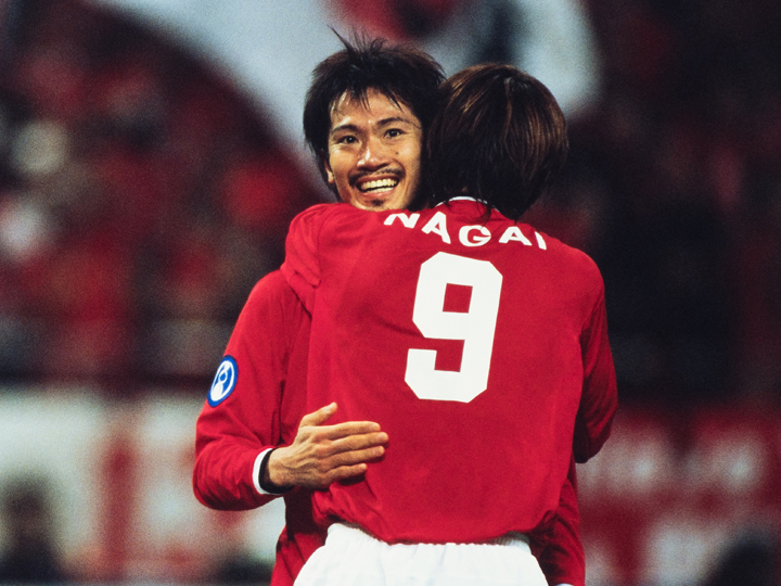 【長袖】浦和レッズ　2003 ホーム　ユニフォーム　永井雄一郎 長袖】浦和レッズ 2003 ホーム ユニフォーム 永井雄一郎 長袖】浦和