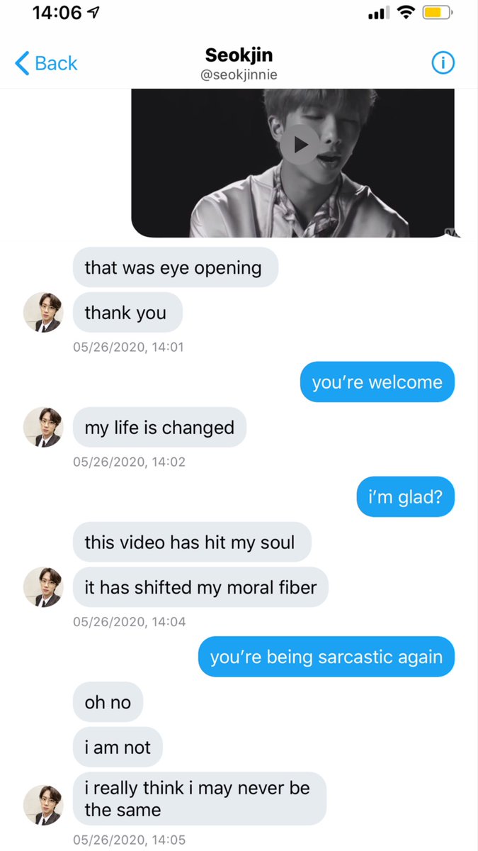 [namjin au] 24- i will admit that i haven’t watched that vid since i made it 2 days ago bc it made me laugh too hard