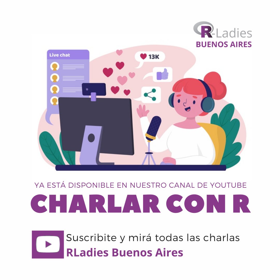 RLadiesBA's tweet image. A pedido del público los videos de nuestros 3 ultimos #meetups online! 
2: youtu.be/BN1j2TReP2Q
3: youtu.be/zENhUzKfCws
4: youtu.be/33pZ9dtc-Co