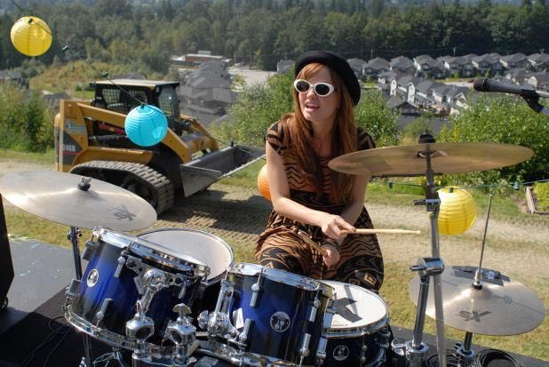 a thread of  @DebbyRyan playing the drums