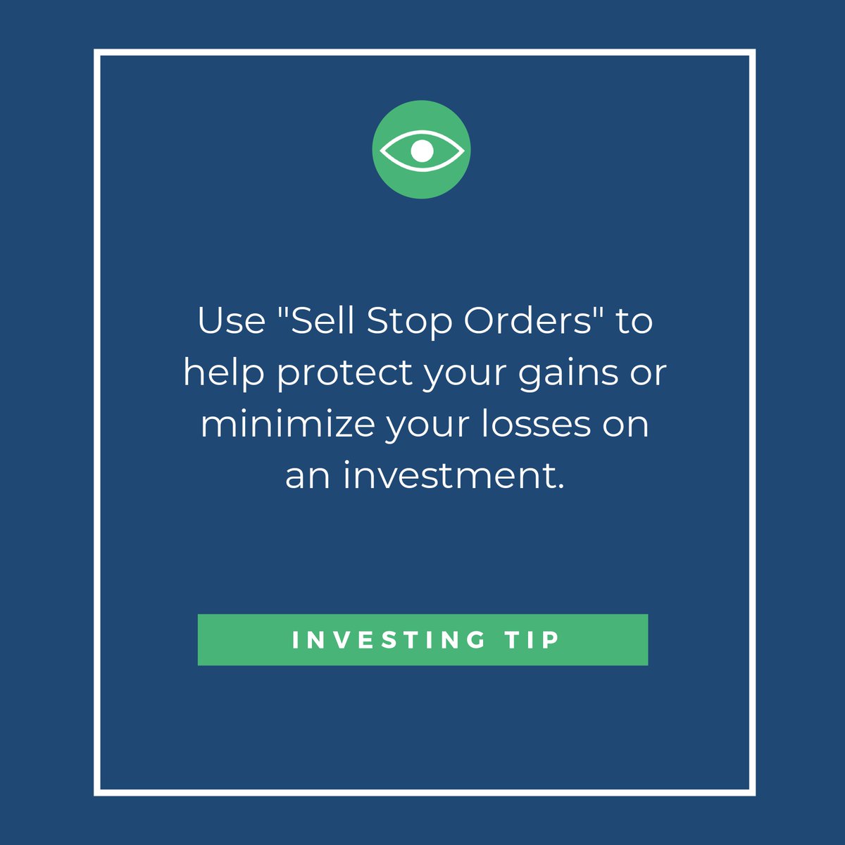 WideEyedInvest's tweet photo. A Sell Stop Order tells your brokerage to sell your shares when it hits an amount that’s lower than the current market price of the investment.

Check out our Investing Course for more details about stock orders: https://t.co/xCK3LGzHMy

#investing #stocks https://t.co/lK9xqbMzjW