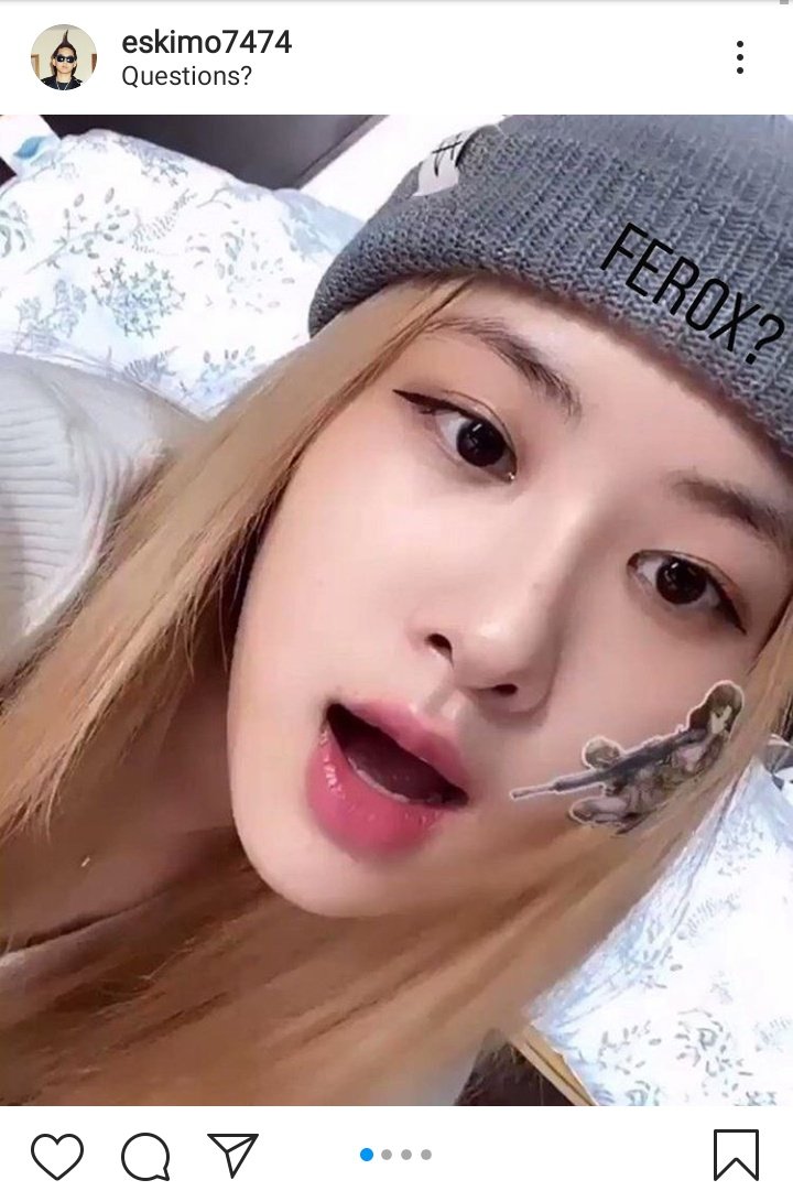 Rosé's pic he posted earlier on his IG acct. He even put words in each picture. "Ferox" , "Serendipity" , "17" , "Everything"