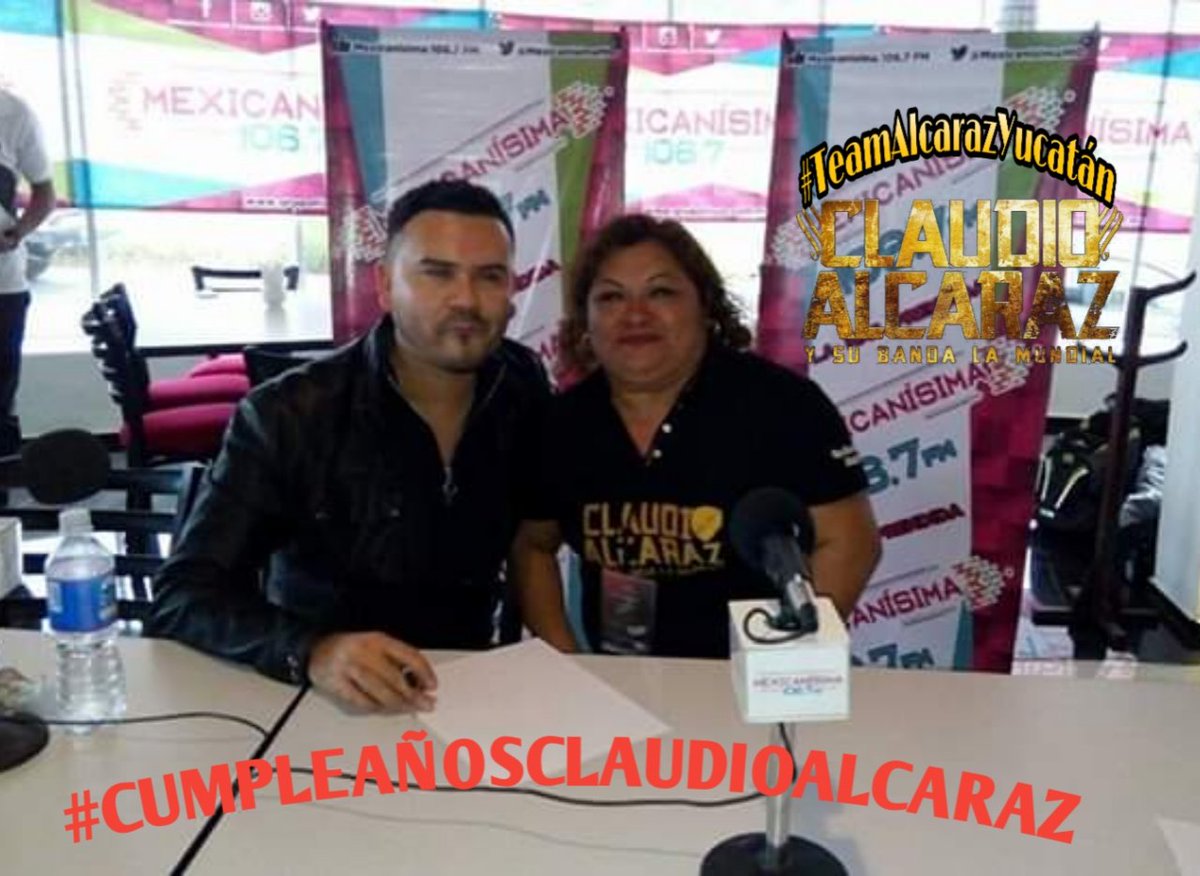 Muchas felicidades <a href="/ClaudioAlcaraz/">Claudio Alcaraz</a>  que cumplas muchos años🎂🎉🎉 más rodeado de mucho amor de toda la gente que te queremos 😍😘 y quiero muchos más #Fiestones 🥳🥳
#CumpleanosClaudioAlcaraz 
<a href="/teamalcarazyuc/">Team Alcaraz Mérida</a> 
<a href="/BandaLaMundial/">LA MUNDIAL 🌎</a> 
<a href="/GRUPOGOLLAZ/">GRUPO GOLLAZ</a>