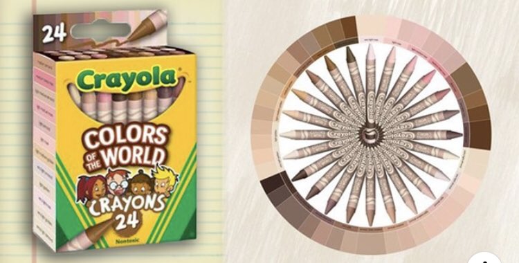 WatotoWhiz's tweet photo. Crayola launches skin tone crayons. Inclusion is the name of the game.  Learn more @Crayola 
#watotowhiz #crayola #representationmatters #colorsoftheworld #itsabouttime https://t.co/gz5mAbcMYP