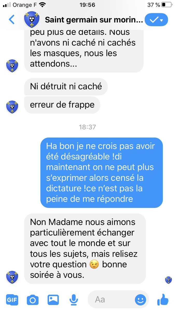 FranckEhlinger's tweet photo. @stgermainmorin voici ce que nous répond la commune à une demande toute simple de masque. Faudrait revoir la communication de cette municipalité. Rdv le 28 juin. https://t.co/5EPBZijpOa