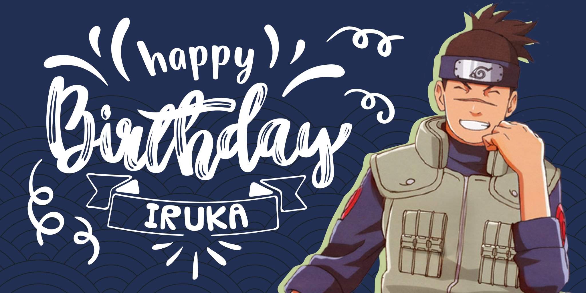 Happy Birthday Iruka Umino : r/Naruto