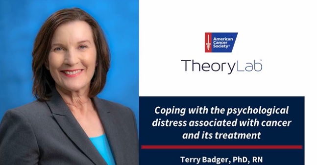UAZNursing's tweet image. For the latest #TheoryLab podcast, @susannagreer
spoke with @AmericanCancer Society grantee and UArizona #Nursing professor Dr. Terry Badger about managing the psychological distress associated with cancer and its treatment. Listen to the interview here: open.spotify.com/episode/4ZYNGy…