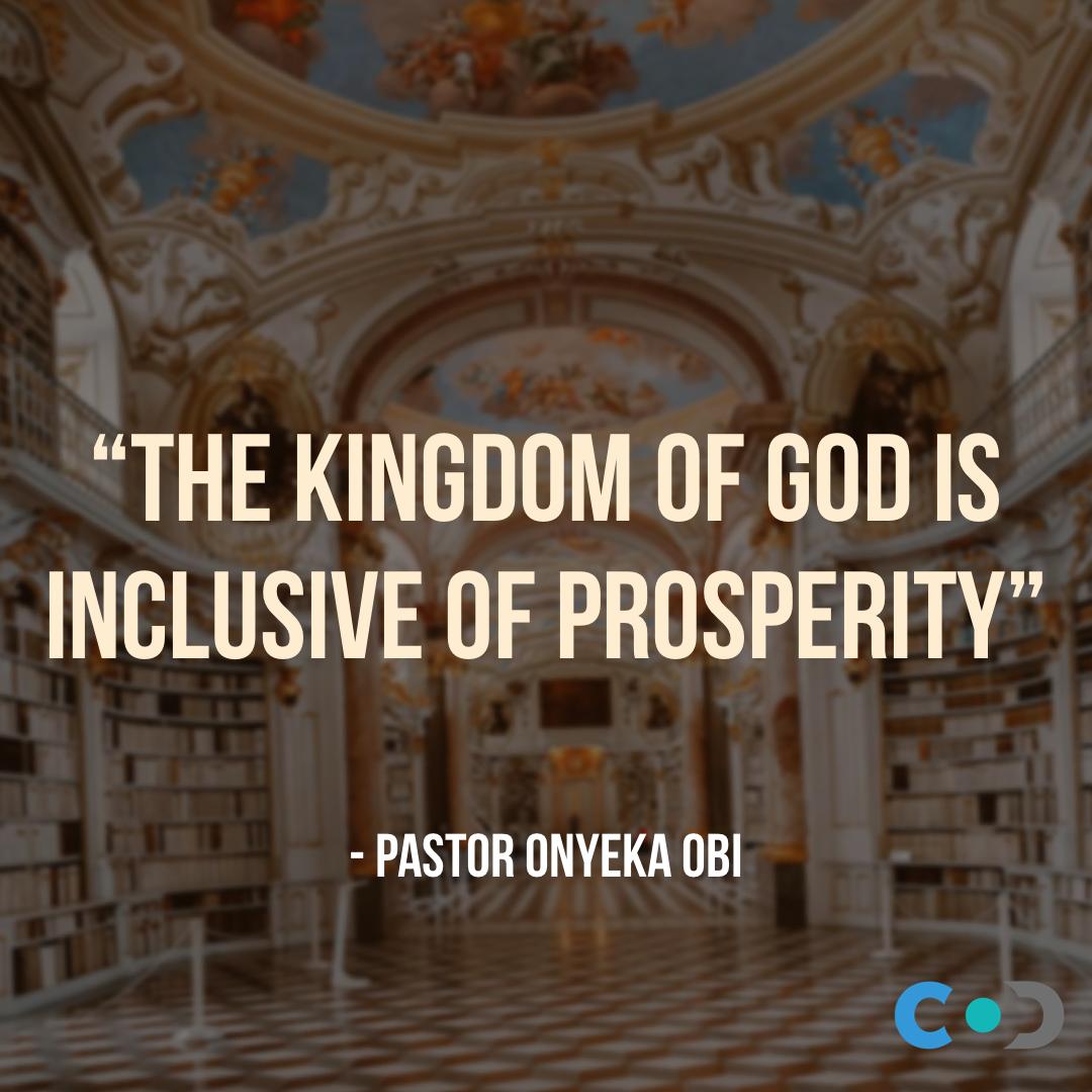wealthfamily_'s tweet photo. ’’The Kingdom of God is inclusive of Prosperity” - Pastor @OnyekaObi_
#CODGroup #SPACNation #LiveQuotes https://t.co/a5k6CV4Dwy