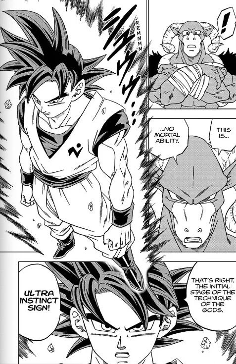 Mais pourquoi cet acharnement envers le dernier chapitre?Beaucoup de sceptiques reprochent que "Toyotaro a tué l'Ultra-Instinct". C'EST FAUX!L'UI n'a jamais été impressionnant dans le manga:ils le confondent tout simplement avec le magnifique souvenir de l'ANIMÉ!