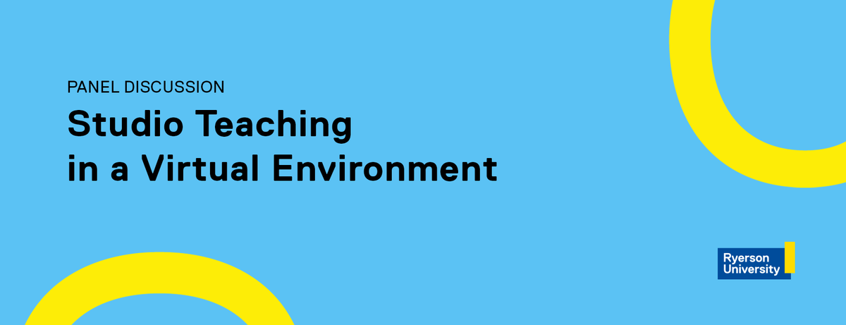 On June 3 @RyersonFCAD and @RyersonFEAS faculty members will share their experiences with studio teaching online. A workshop technologist and a current student will also share their valuable perspectives on the transition to remote teaching. Join us!
bit.ly/2TEzLBQ