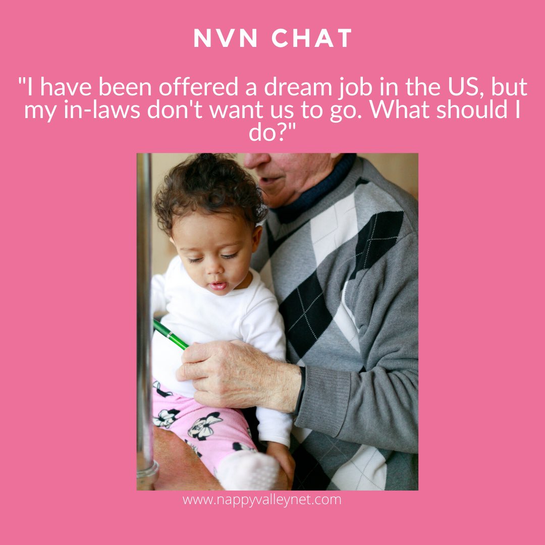 NappyValleyNet's tweet image. Here’s what you’ve been talking about on @NappyValleyNet this week: S. has been offered her dream job in the US but her elderly in-laws don’t want the family to go. What should she do? To join in the conversation visit 👉🏼 bit.ly/2X4LSu1 &amp;amp; be sensitive please. #localforum