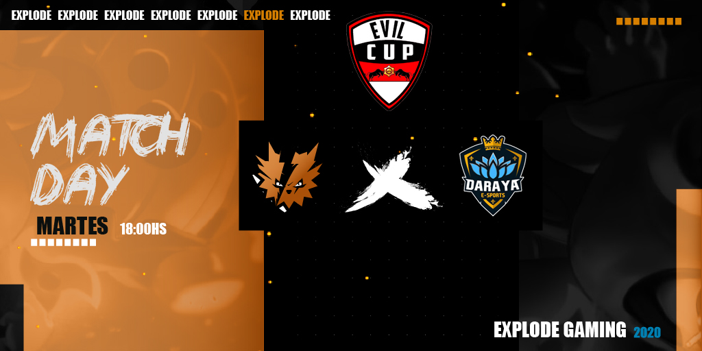 eXplodeGamingOK's tweet photo. Primera jornada de #EvilCup @EvilBullsBS🏆
Hoy enfrentamos a @LotosAzules, ¿las flores se marchitarán o serán de las que pegan?
#GOeXplo https://t.co/VtOa35mJuD