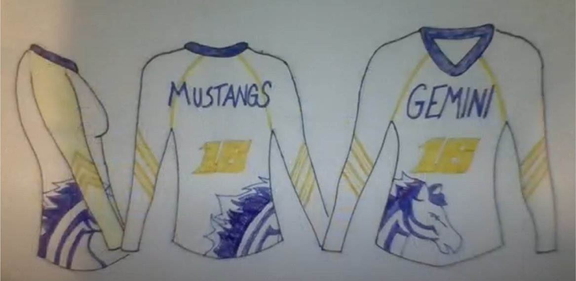 Clarkademy's tweet photo. One of the activities students could choose from last week was to redesign the school logo or a school sports uniform. We might have to make some changes!

@D63Gemini https://t.co/8XT3I8YntH