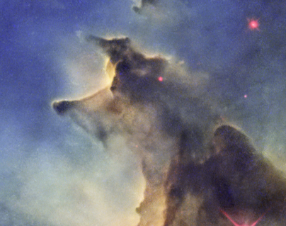 Hi everyone, this part of the Monkey Head Nebula (NGC 2174) looks like a dog.Image: ESA/Hubble & NASA