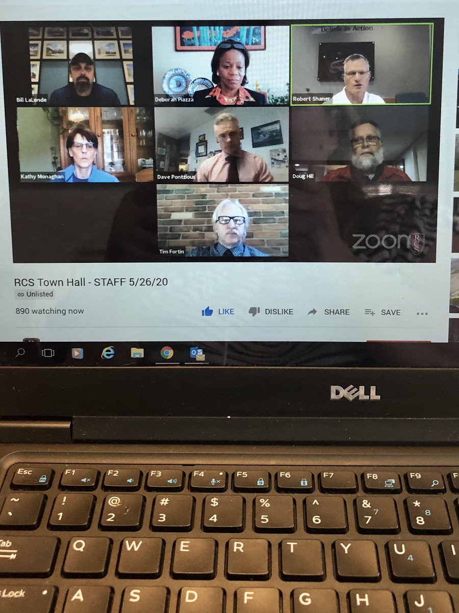 DebiFragomeni's tweet image. Thank You,Dr. Shaner &amp;amp; Labor Leaders  for your dedication &amp;amp; leadership to provide thoughtful dialogue on communicating through a crisis during today’s Townhall for all RCS staff.#RCSPride #Coronavirustruth #RoadMapForReopening