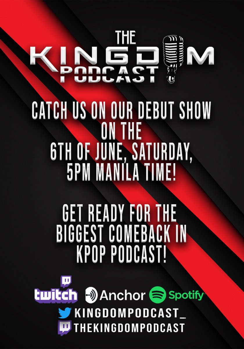 thekingdompodph's tweet photo. #RedVelvet_IRENE_SEULGI will definitely be talked about on the podcast! Save the date! The 6th of June. #TheKingdomPodcast debuts!!! https://t.co/JdQsG3AJu5