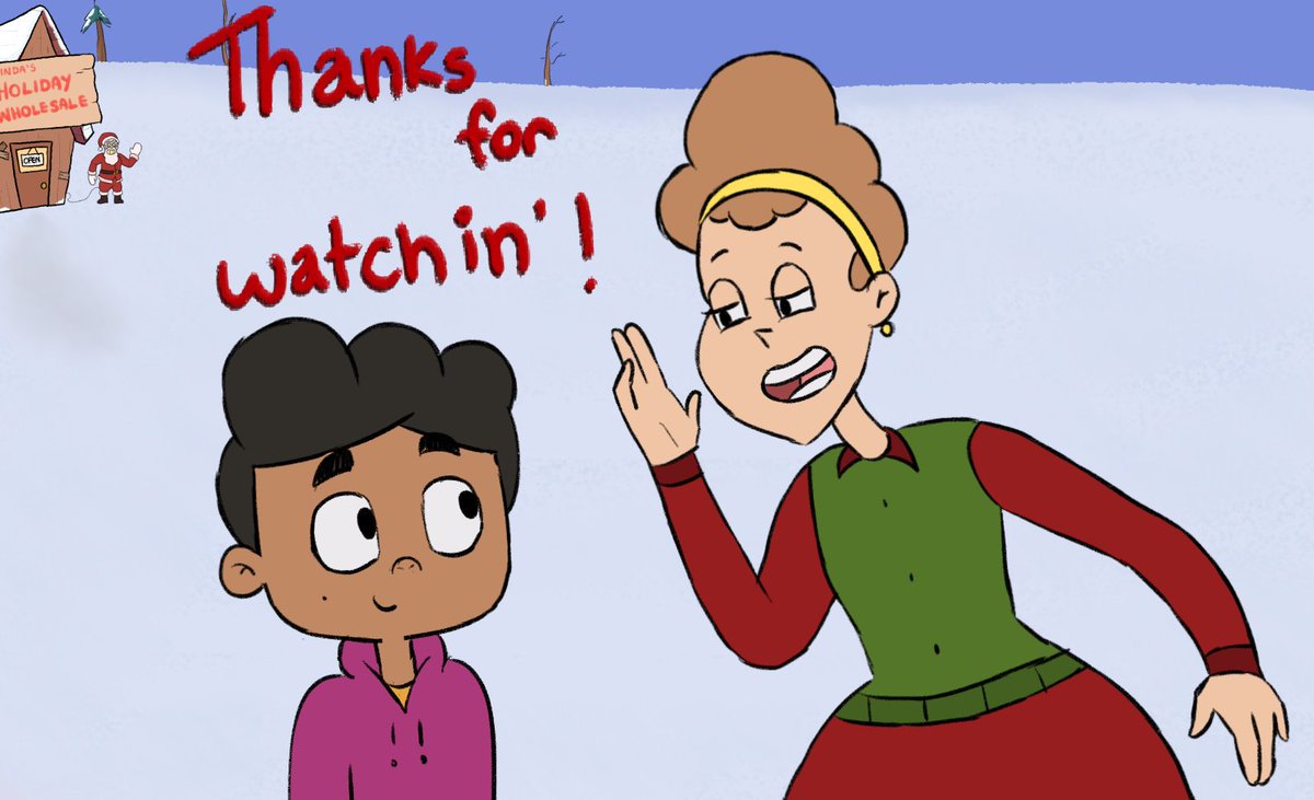 JoeyAnimation's tweet image. Thanks to all of y'all who watched the #svaanimation thesis screening the other night! I'm super proud of all my peeps and I was happy to see everyone enjoying our films! #sva2020 
I can't wait to share 'My Aunt The Monster Hunter' publicly ☃️