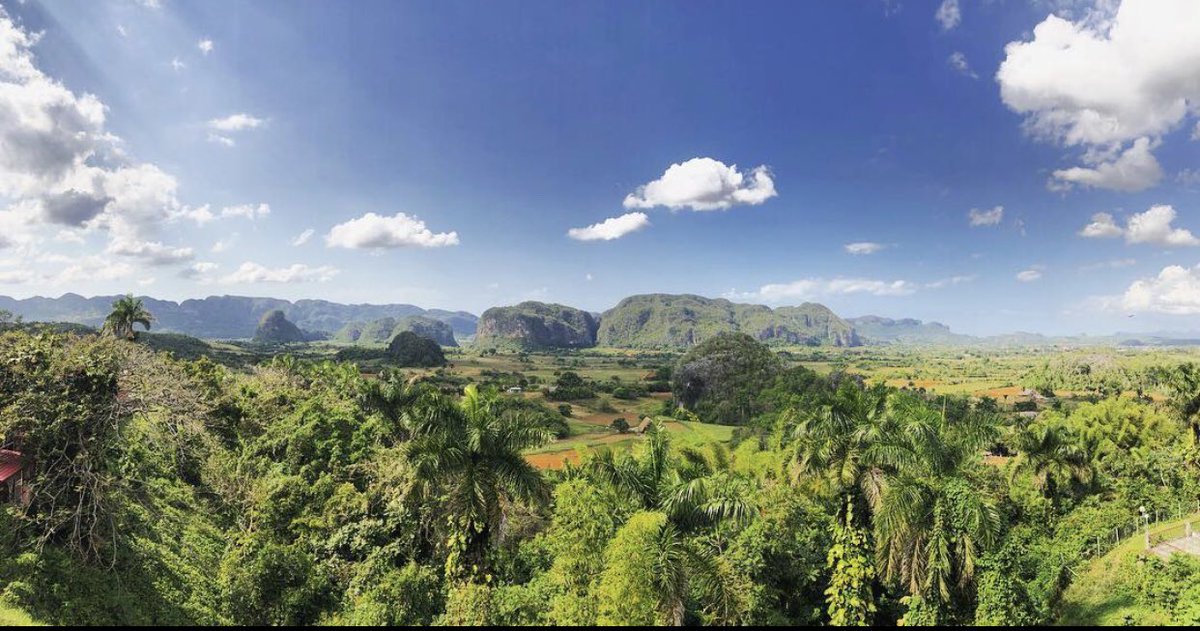 gecmistenmiras1's tweet photo. Viñales Vadisi,Küba'da yer alan karstik bir çöküntüdür. #vinales #Cuba #küba #valley #travel #travelphotography #travelblogger #TravelTomorrow #vinalesvalley #travelers #travelling https://t.co/8gaqgPhMBi