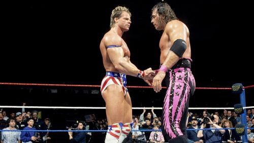 Lex Luger’s WWF Championship reign would go very well and he would end 1993 as champion.He would even go on to successfully defend the championship by the skin of his teeth in the 1994 Royal Rumble by retaining in a joint victory with Bret Hart. #WWE  #AlternateHistory