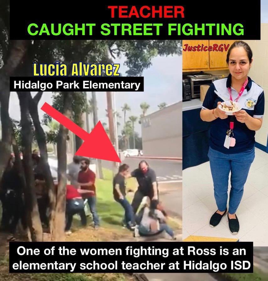 One of the women fighting at #Rossdressforless in McAllen is a teacher at #HidalgoISD

#RGV #backtoschool #teacherproblems