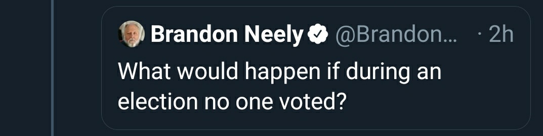  @brandontxneely openly white nationalistic and openly pushing disenfranchisement...Receipts