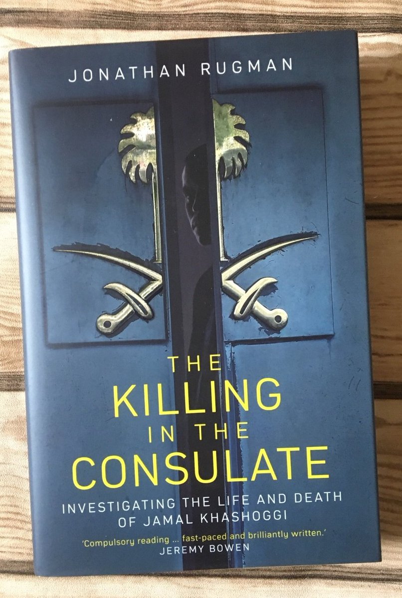 Rovingheights's tweet photo. 'The Killing in The Consulate' by @jrug is a riveting account of the heinous murder of Saudi journalist Jamal Khashoggi who was killed in 2018 after walking into the Saudi Consulate in Istanbul.
It's a gripping yet true thriller.
NGN8000 (hardback)
#compulsoryreading https://t.co/Gg7fosiMT5