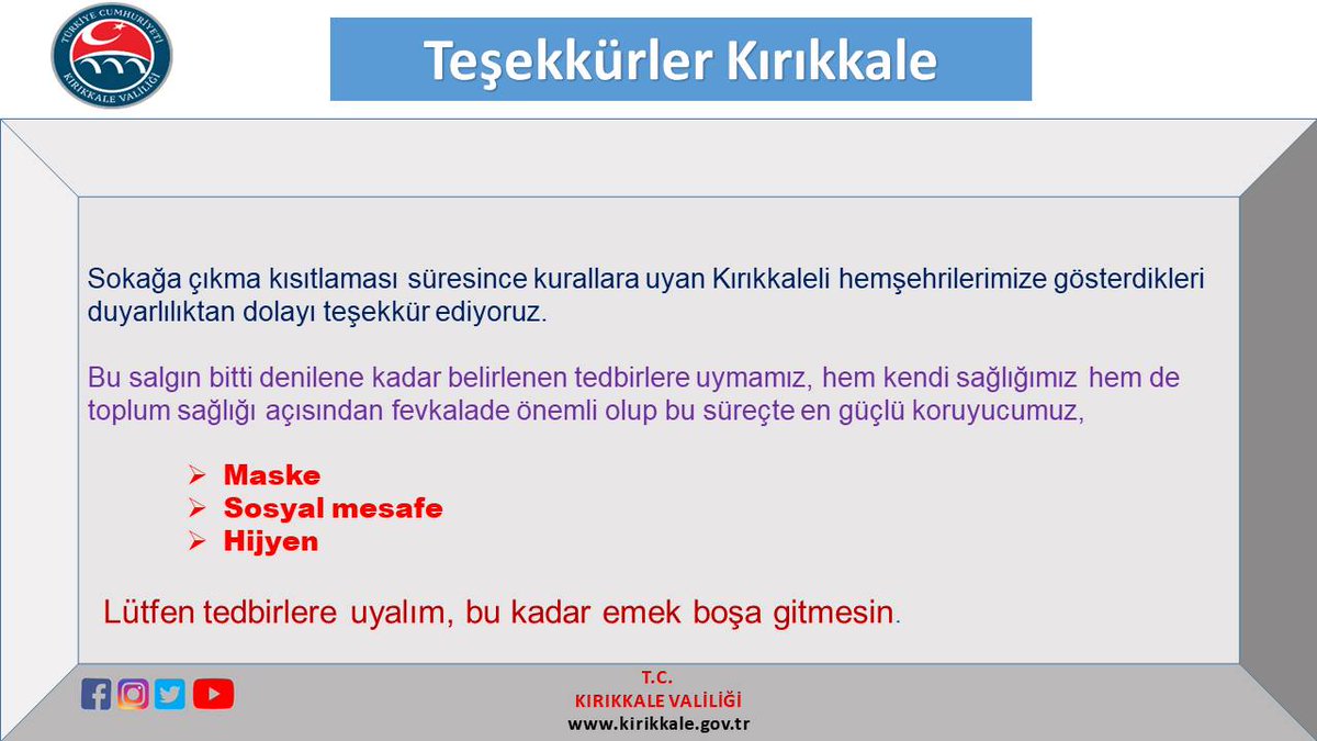 Teşekkürler Kırıkkale👏👏👏👏💐
