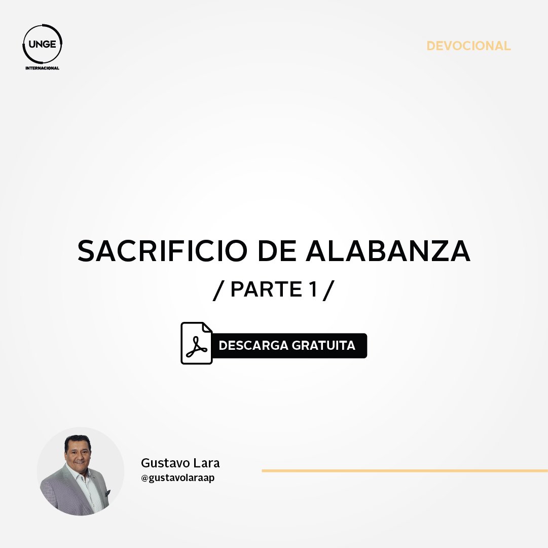 ungeint's tweet photo. La expresión más sublime de la vida espiritual de un santo es su alabanza a Dios. @gustavolaraap

Hace clic en el siguiente link para descargar este Devocional:

https://t.co/8vma9fqTi0

#Devocional
#FreeDownload https://t.co/BBuexEKvEP