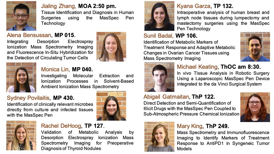 EberlinLab's tweet image. We are ready to participate in virtual #ASMS2020 #ASMSReboot! We’ve got 2 oral and 8 poster presentations coming your way. #massspec @asmsnews
