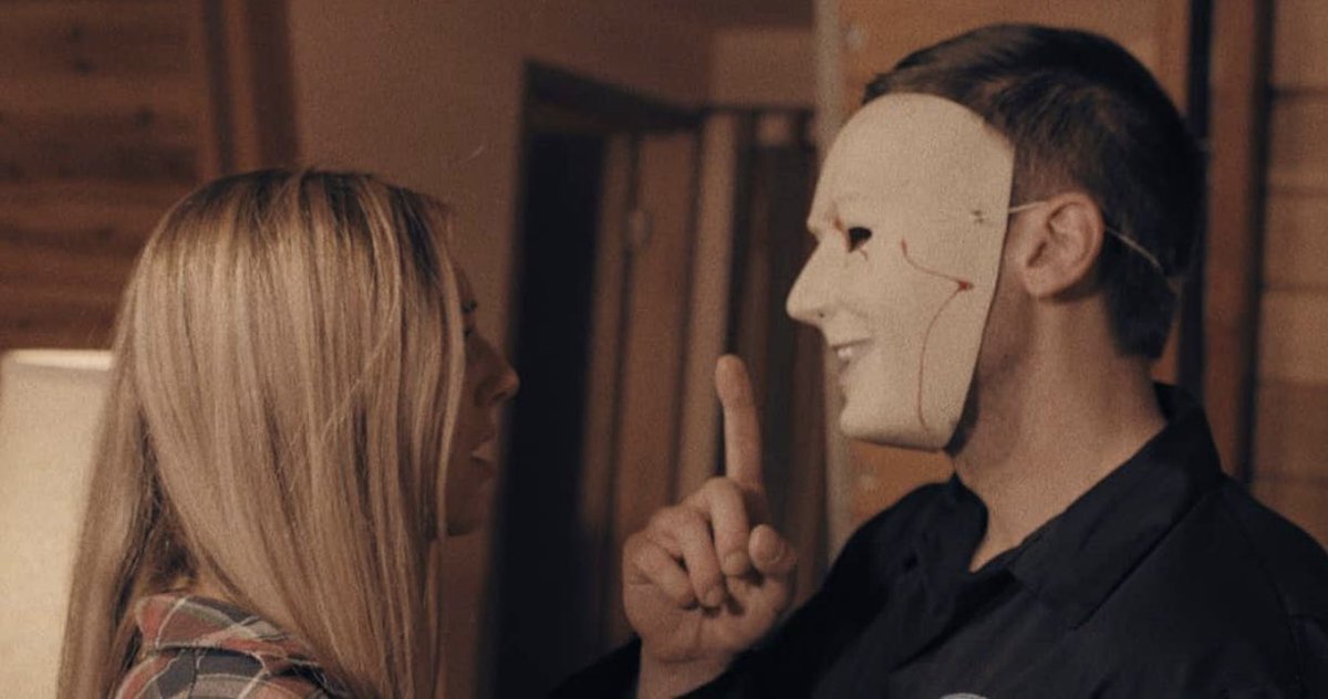 OvernightLlc's tweet photo. Evil is close. A babysitter battles for her life when a masked psycho breaks into the house. @PrimeVideo @binge_horror #almostalone #indiefilm #slasher #FilmTwitter #horror #tuesdayvibes #AmazonPrimeVideo #watchit #bingewatching https://t.co/nDVmvaBH8k