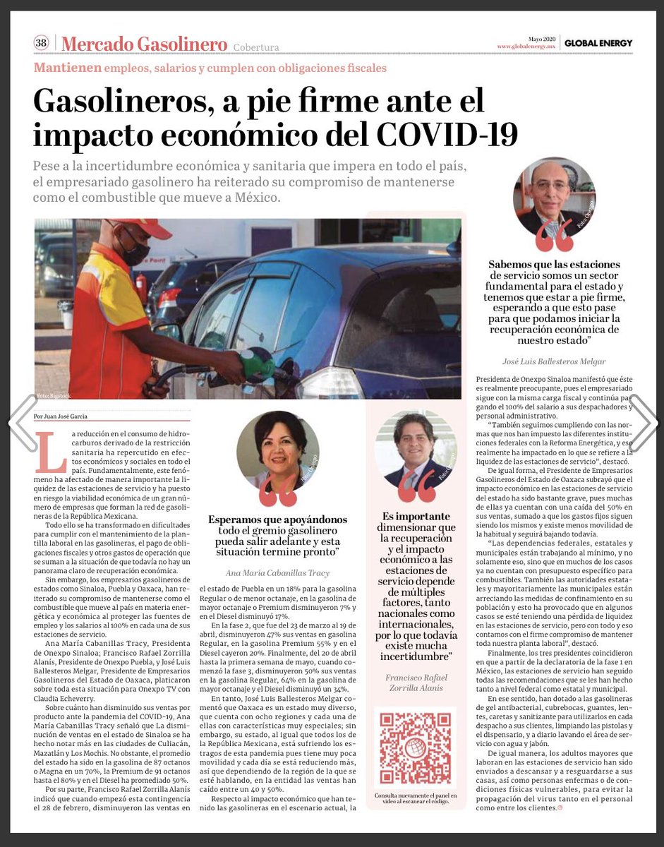 robertoddel's tweet photo. Empresarios gasolineros trabajan con responsabilidad social ante el #Covid19_mx, ... a pie firme ante el impacto económico.

¡Gracias a @GlobalEnergyMEX por dar espacio a Presidentes de asoaciaciones de @OnexpoNacional en su reciente edición!

 https://t.co/P3pygaOI2T https://t.co/38YZQBzCuH