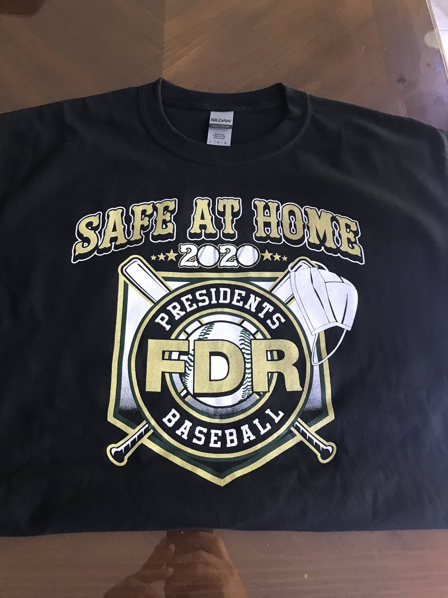 FDRbaseball's tweet photo. Special shout out to our Booster Club for getting it done during this unfortunate time! Yard signs for all the seniors and tee-shirts for all players at the JV and Varsity level. #Together #BoosterStrong #Family https://t.co/5ZpvHjMT0U