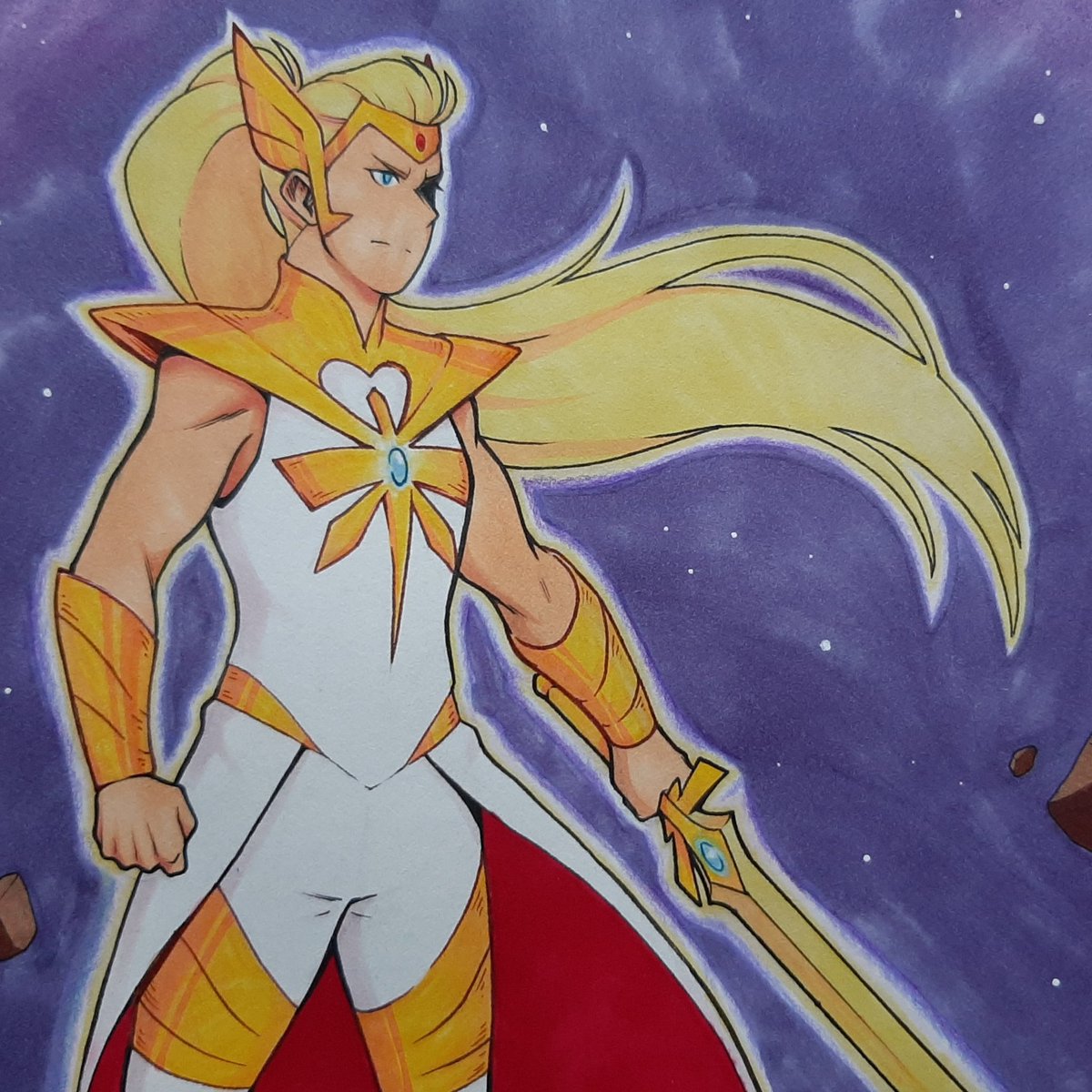 In 2018 I made a fanart of She-Ra after seeing season one. Two years later the series came to it's last season, and it's time to do this again.
______________
#SheRa #SheRaSeason5 #SheRaSpoliers #sheraS5spoilers