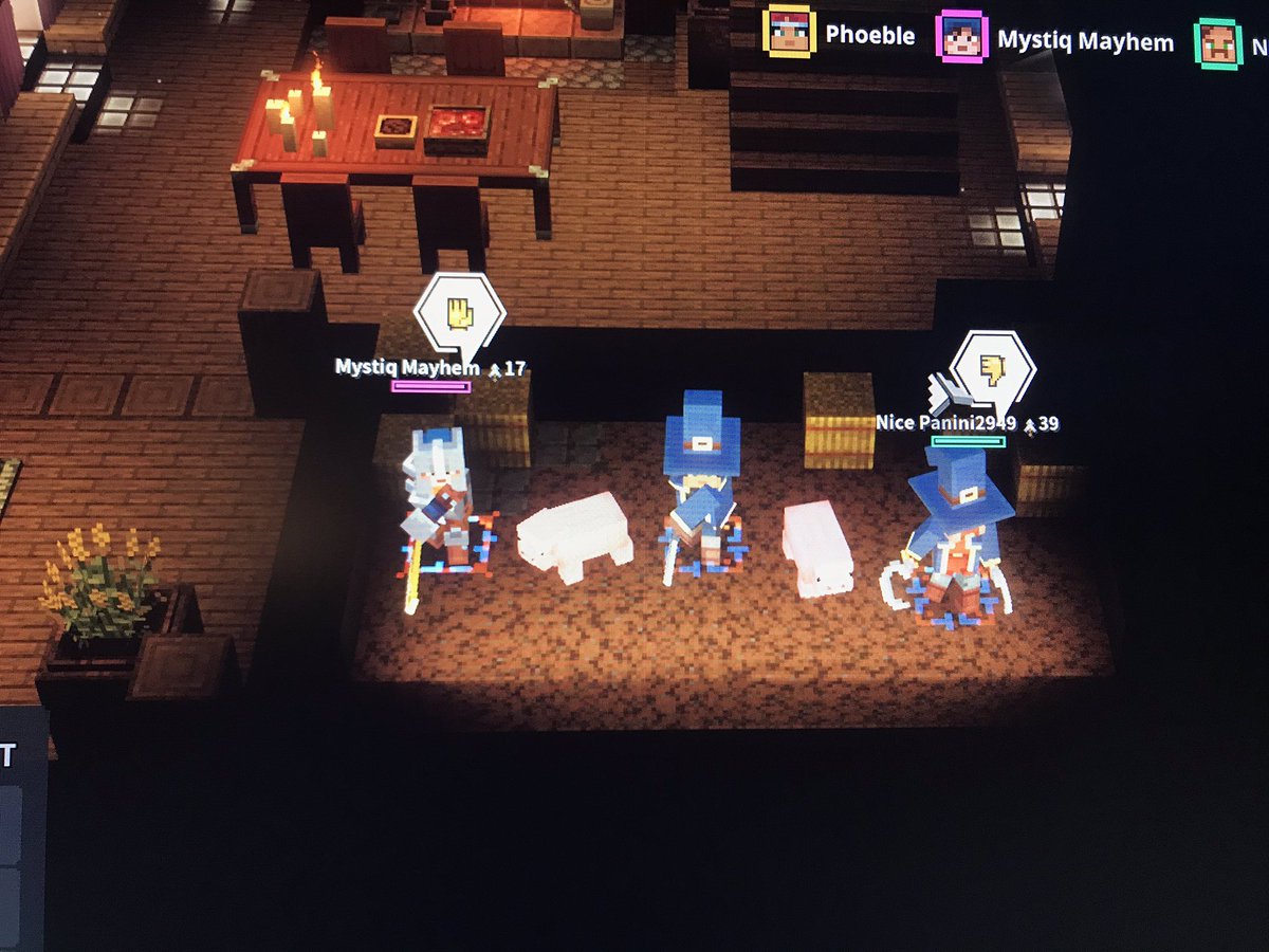 bowerappleton's tweet photo. Day 1 exploit, pig gang 🐷#MinecraftDungeons #Minecraft https://t.co/hQUWgLft8H