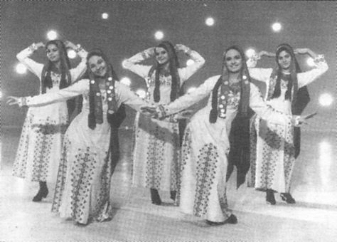 These are dance costumes worn by various cultural groups in Egypt. Some of these are also western influenced.