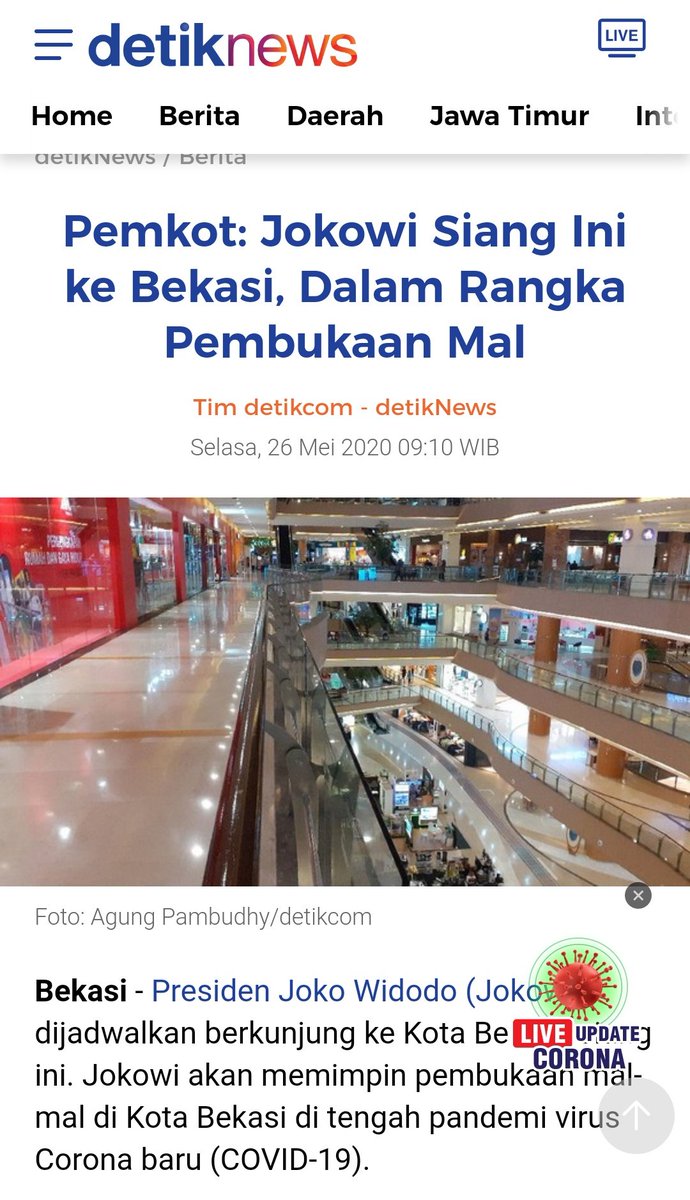 Aldabra65373292's tweet photo. Di saat mall-mall sudah dibuka pasar sudah ramai dan mesjid kapan buka nya #IndonesiaAbnormal https://t.co/Zfw3j1Tdhx