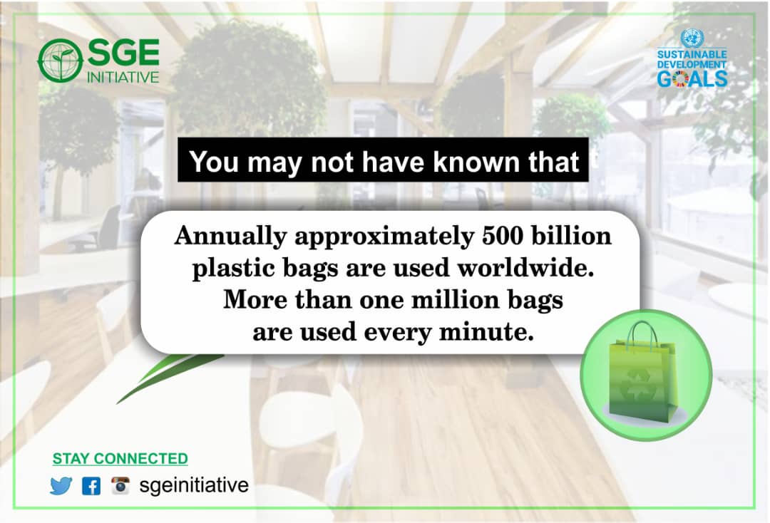 We use and dispose so many plastic bags all over the world. Let's think recycle!!! #sge #Global #recycle #EnvironmentConservation