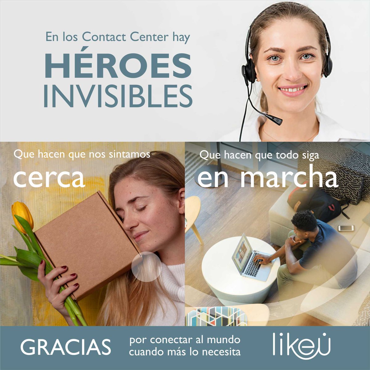 LikeUcolombia's tweet photo. 𝗚𝗿𝗮𝗰𝗶𝗮𝘀 𝗮 𝗹𝗮𝘀 𝗽𝗲𝗿𝘀𝗼𝗻𝗮𝘀 𝗾𝘂𝗲 𝗰𝗼𝗻 𝘀𝘂 𝘃𝗼𝗰𝗮𝗰𝗶𝗼́𝗻 𝗱𝗲 𝘀𝗲𝗿𝘃𝗶𝗰𝗶𝗼 ¡𝘀𝘂 𝗲𝗺𝗽𝗮𝘁𝗶́𝗮! 𝘀𝗶𝗲𝗺𝗽𝗿𝗲 𝗲𝘀𝘁𝗮́𝗻 𝗮𝗵𝗶́ 𝗱𝗲𝗹 𝗼𝘁𝗿𝗼 𝗹𝗮𝗱𝗼 𝗱𝗲𝗹 𝘁𝗲𝗹𝗲́𝗳𝗼𝗻𝗼, sin importar quien llegue o que necesidad tenga. https://t.co/HsGpaIZGD5