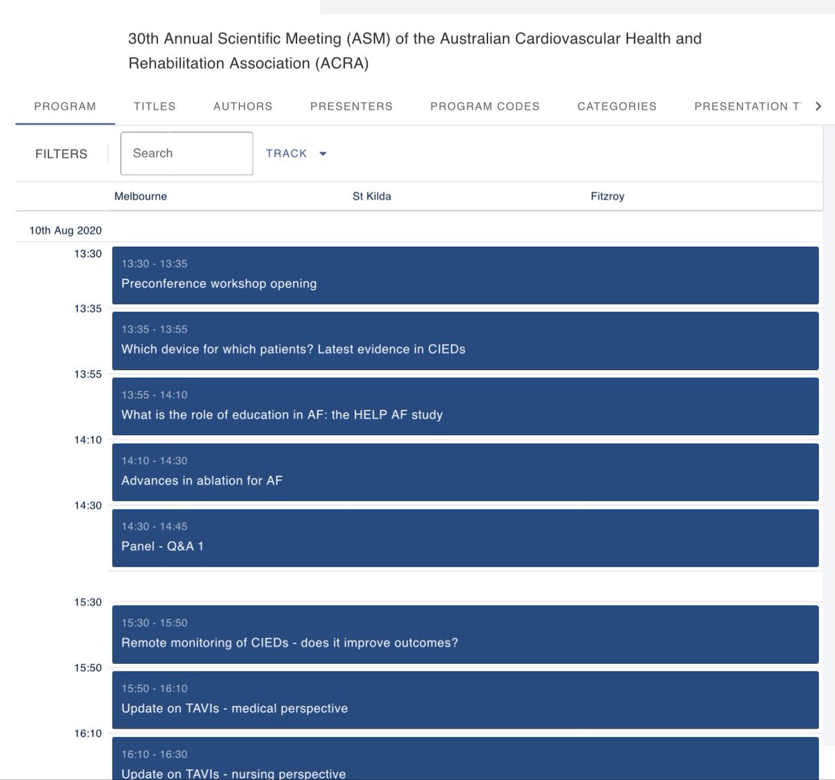 ACRA2026 Sydney tweet media