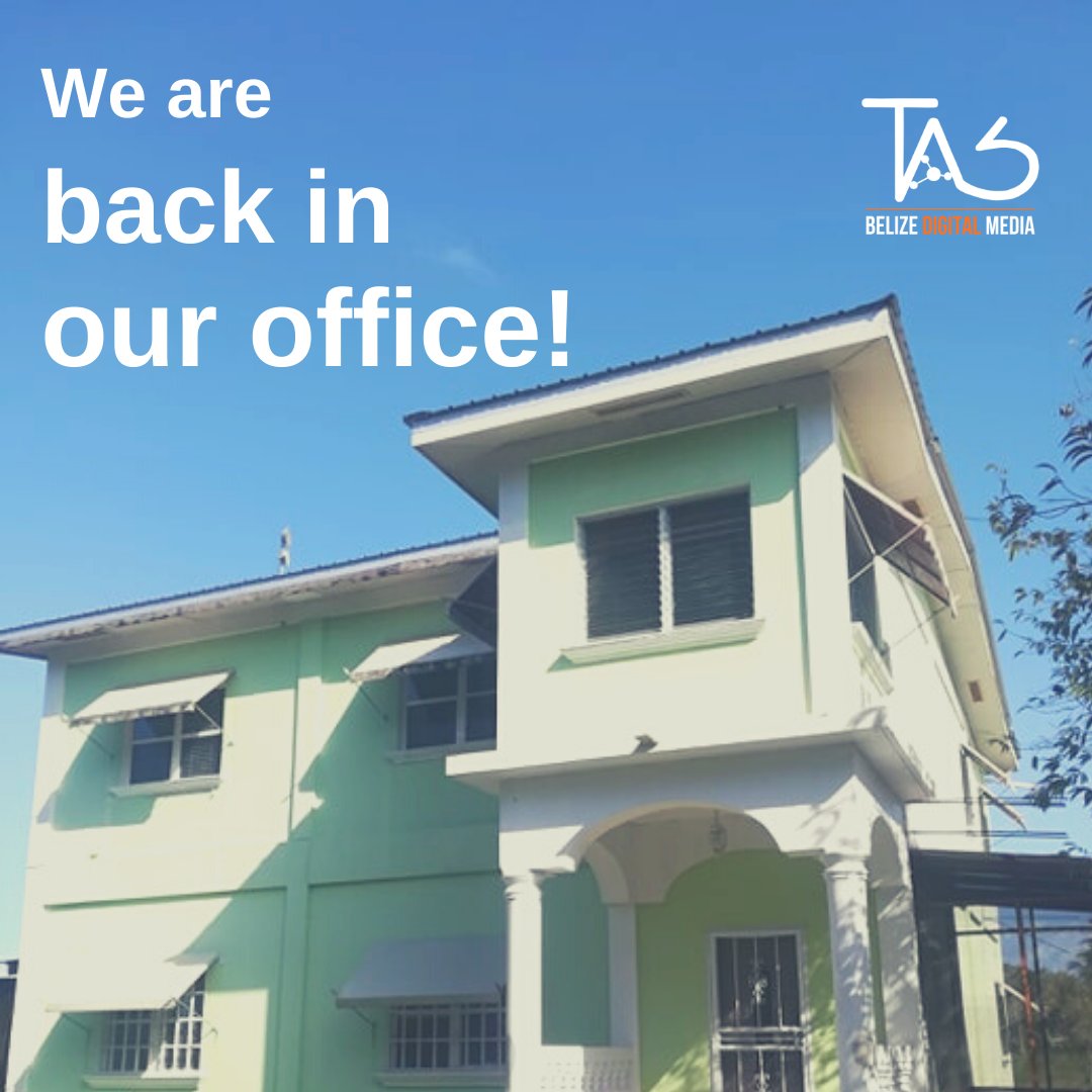 TASBelize's tweet photo. 🎉We are happy to share that our office doors are now re-opened to our clients 🎉
🔸We have implemented social distancing protocols, please contact us!

#SupportLocalBusinesses #caribbeanbusiness #webdevelopment https://t.co/NCuLCgwzJ5
