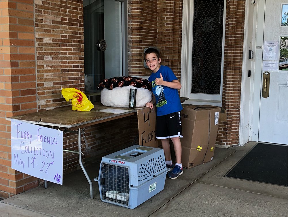 shady_side's tweet photo. The #SSAjuniorschool fourth grade class collected seven carloads of donations for @HARSavesLives via the class' annual Furry Friends Project! https://t.co/COsamptMOw #SSAtogetherapart #SSAdistancelearning https://t.co/VHYGwmXoLO
