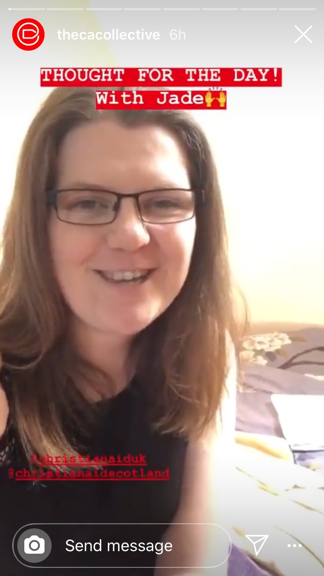 I shared a thought for the day on <a href="/TheCAcollective/">Christian Aid Collective</a>’s Instagram, Go check it out 😃