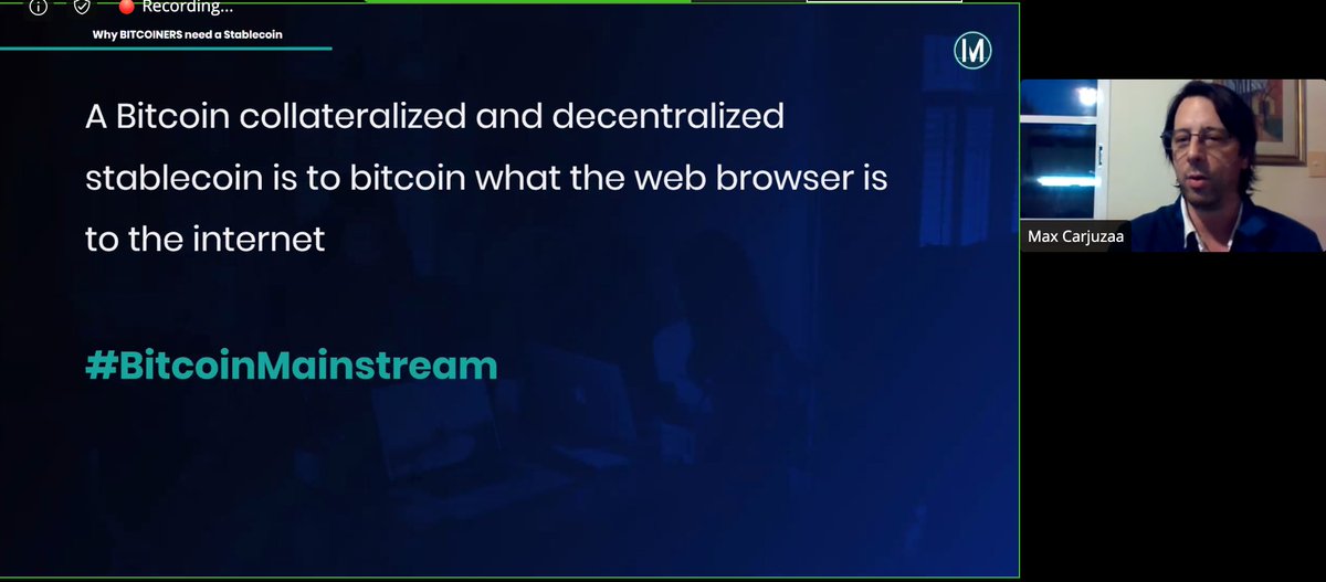 manuferraritano's tweet photo. @moneyonchainok @BlockconfD @maxcarjuzaa "A Bitcoin collateralized and decentralized Stablecoin is to #Bitcoin what the web browser is to the Internet." @maxcarjuzaa 

#BitcoinMainstream https://t.co/4SFuZc5pwd