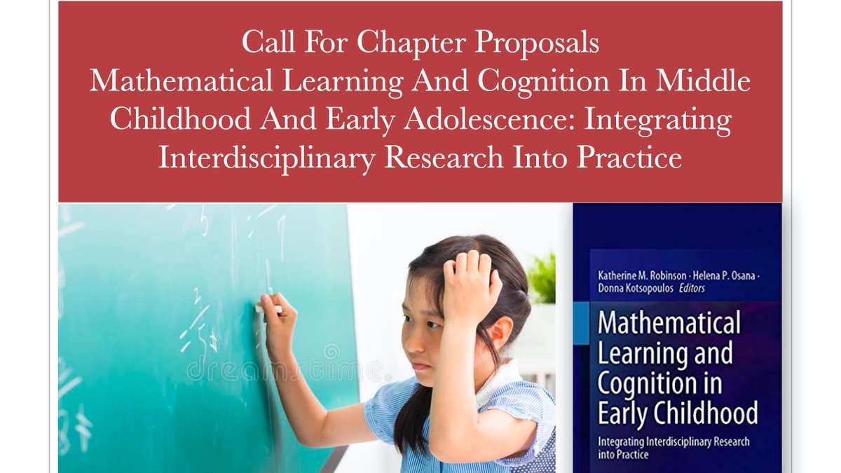PsycGrad's tweet photo. Hey math cognition and education researchers, we have a  call for chapter proposals in our new book on math in middle childhood and early adolescence. The PDF version with links can be found here https://t.co/LHXp6TuZAY.  @mathcogsociety #mathcog #matheducation Retweet &amp; Share https://t.co/jEVi15qSDg