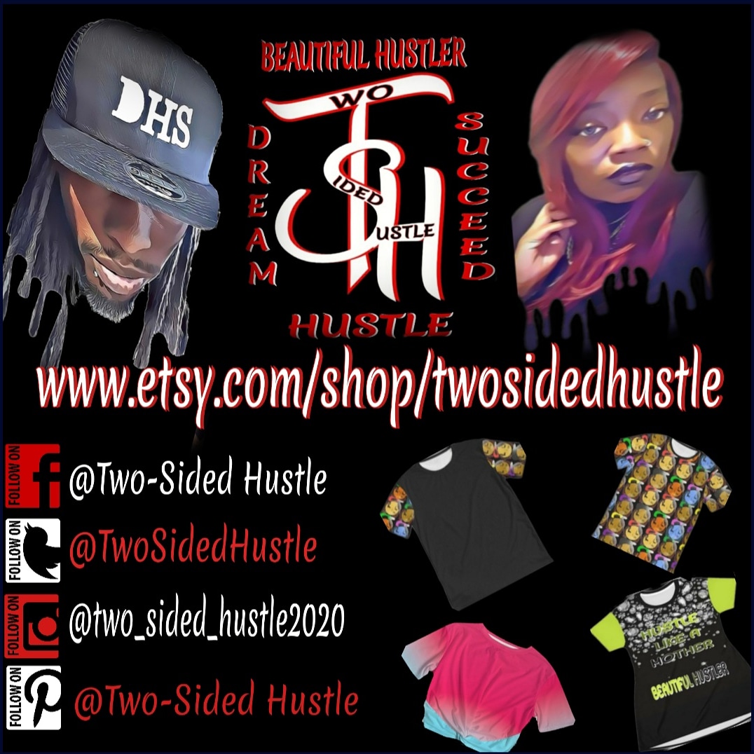 TwoSidedHustle's tweet photo. Memorial day sale is still going on the last day is Sunday May 31st. Come shop with us!! https://t.co/GOEbHZ89sZ #viral #BlackOwnedBusiness #newbrand #HustleSupport #Mensfashion #womenfashion #clothingbrand https://t.co/R7NnjMXprt
