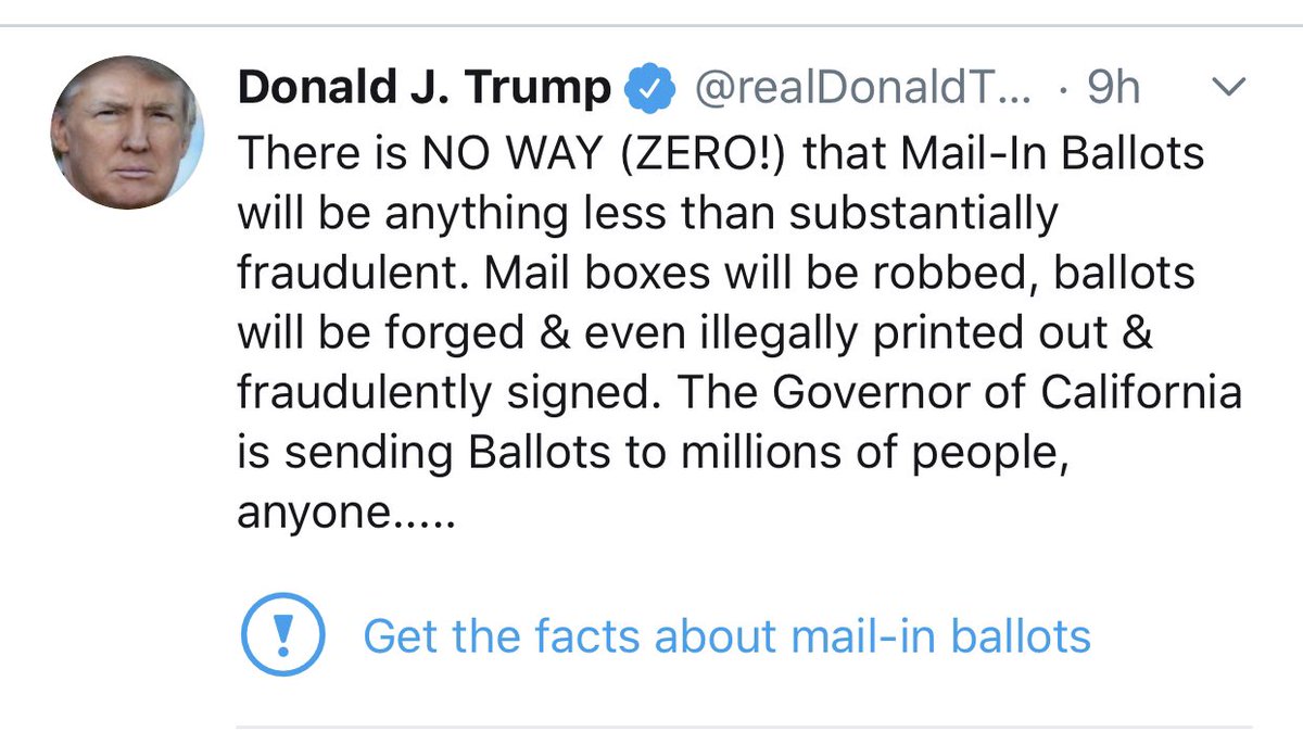 Twitter is now labeling Trump’s misleading tweets about voting — but not tweets falsely accusing @JoeNBC of murder.