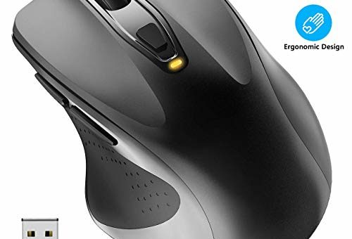 warehouseoffers's tweet photo. Wireless Mouse, WisFox 2.4G Full Size #Computer Mouse Wireless Ergonomic Mouse 6 Buttons #Laptop Mouse USB Mouse with Nano Receiver 5-Level DPI Adjustable Cordless Wireless Mice for Windows, (#Black)

More: https://t.co/CbW1tyHJNL

#Car #Mousetech #Office #Various #WM001Noir https://t.co/Q5tLvTGcsG