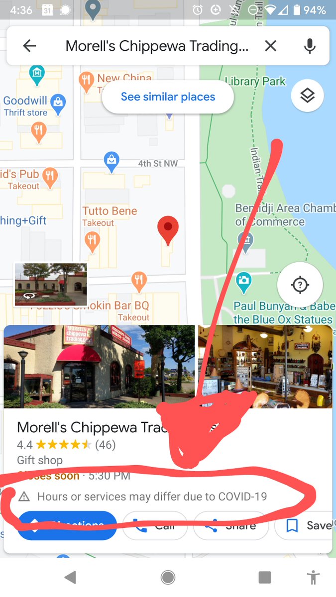 BritneyMuller's tweet photo. 🚨Local Businesses:

Add 'Special Hours' to your GMB profile to remove this warning: 

"! Hours or services may differ due to COVID-19"

+Add a 'C19 Post' to let customers know how you're still serving them.💙 

S/o to @JoyanneHawkins👑 for the great local tips! https://t.co/xL6SCN1HMC